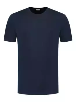 Футболка с круглым вырезом Doriani Cashmere, синий