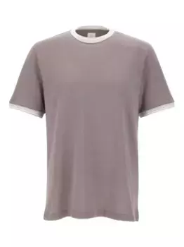 Футболка с круглым вырезом Eleventy, коричневый