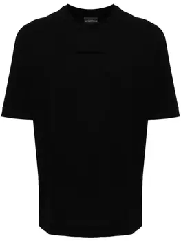 Футболка с круглым вырезом Emporio Armani, черный