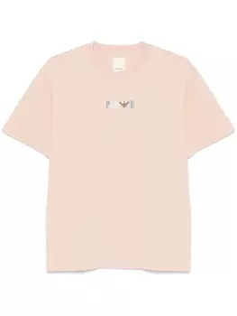 Футболка с круглым вырезом Emporio Armani, розовый