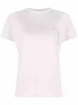 Футболка с круглым вырезом Fabiana Filippi, серый