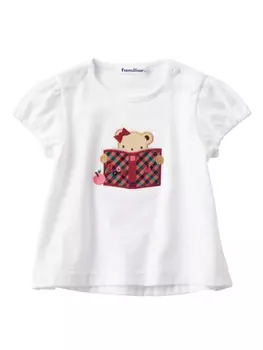 Футболка с круглым вырезом Familiar, белый