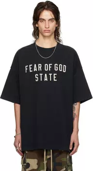 Футболка с круглым вырезом Fear of God EENTIAL Fear of God ESSENTIALS, черный