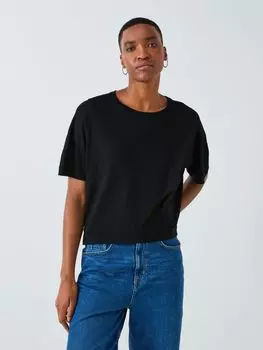 Футболка с круглым вырезом Fluid John Lewis, черный