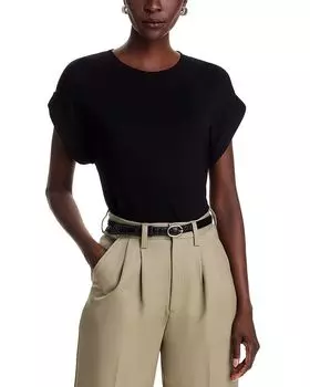 Футболка с круглым вырезом French Majestic Filatures, черный