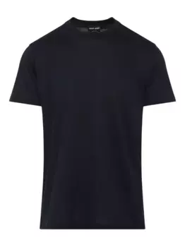 Футболка с круглым вырезом GIORGIO ARMANI, синий