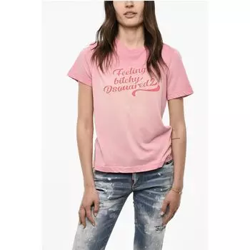 Футболка с круглым вырезом и эффектом градиента Slim Fit Dsquared2, Multicolor