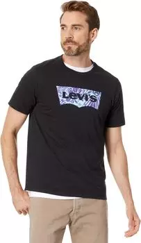 Футболка с круглым вырезом и графическим рисунком Levi's, цвет SSNL Fill Batwing Caviar