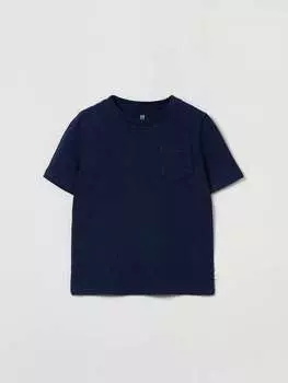 Футболка с круглым вырезом и карманом Gap, цвет dark blue