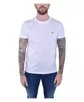 Футболка с круглым вырезом и короткими рукавами Dondup, белый