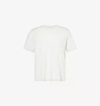 Футболка с круглым вырезом и короткими рукавами из хлопковой смеси Eleventy, желтый