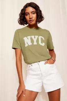 Футболка с круглым вырезом и логотипом Friends Like These, зеленый