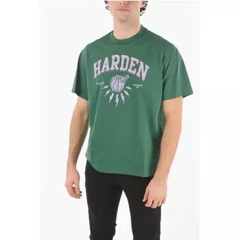 Футболка с круглым вырезом и логотипом JAMES HARDEN x NEIL BARRETT Neil Barrett, Green