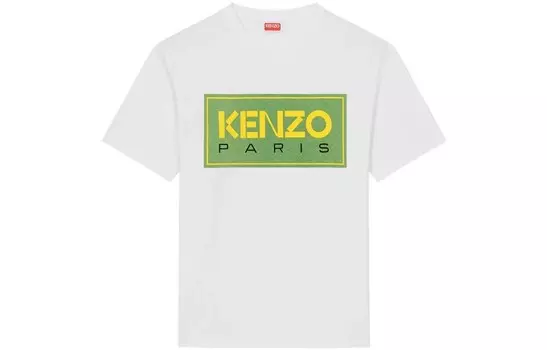 Футболка с круглым вырезом и логотипом Kenzo, белый