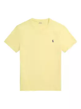 Футболка с круглым вырезом и логотипом POLO RALPH LAUREN, желтый