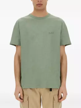 Футболка с круглым вырезом и логотипом Woolrich, зеленый