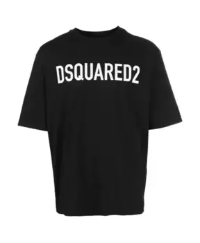 Футболка с круглым вырезом и поло Dsquared2, черный