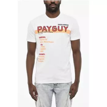 Футболка с круглым вырезом и принтом Dsquared2, White