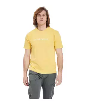 Футболка с круглым вырезом и принтом Jacob Cohn, желтый