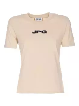 Футболка с круглым вырезом и принтом логотипа Jean Paul Gaultier, нейтральный