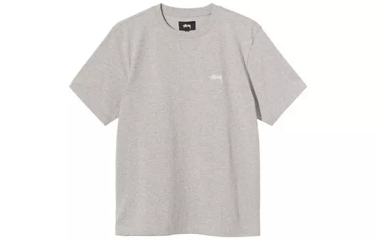 Футболка с круглым вырезом и вышитым логотипом Stssy Stussy, синий