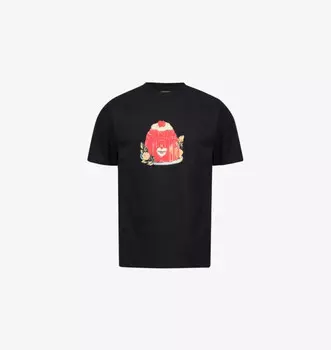 Футболка с круглым вырезом из хлопкового джерси Pudding Carhartt Wip, черный