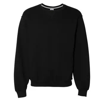 Футболка с круглым вырезом из хлопкового флиса Russell Athletic, черный