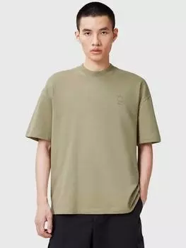 Футболка с круглым вырезом из органического хлопка haven AllSaints, цвет Mid Green