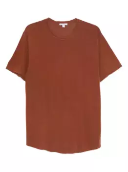 Футболка с круглым вырезом James Perse, коричневый