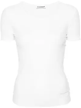 Футболка с круглым вырезом Jil Sander, белый