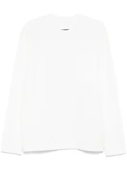 Футболка с круглым вырезом Jil Sander, белый
