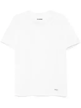 Футболка с круглым вырезом JIL SANDER, белый