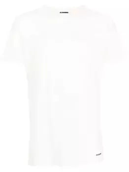 Футболка с круглым вырезом JIL SANDER, белый