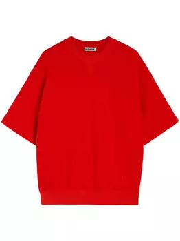 Футболка с круглым вырезом Jil Sander, оранжевый