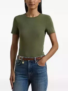 Футболка с круглым вырезом Lauren Ralph Lauren, зеленый