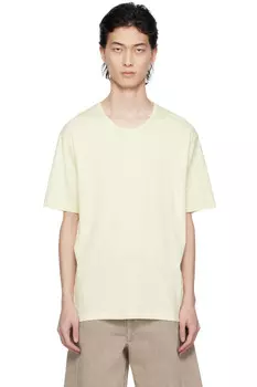 Футболка с круглым вырезом Lemaire, цвет lemon glaze