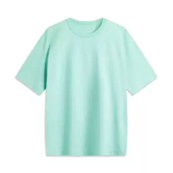 Футболка с круглым вырезом LiNing CF Tracing, унисекс, керамическая бирюза, Celadon Turquoise