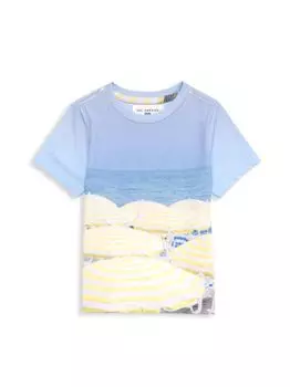 Футболка с круглым вырезом Little Boy's & Boy's Beach Club Sol Angeles, разноцветный