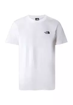 Футболка с круглым вырезом, логотип, для мужчин THE NORTH FACE, цвет Tnf White