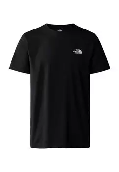 Футболка с круглым вырезом, логотип, для мужчин THE NORTH FACE, цвет Tnf Black