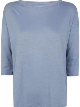 Футболка с круглым вырезом Majestic Filatures, синий