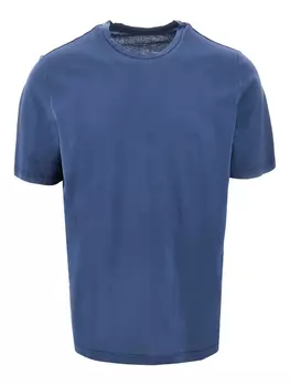 Футболка с круглым вырезом Majestic Filatures, синий