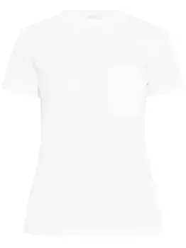 Футболка с круглым вырезом MAX MARA, белый