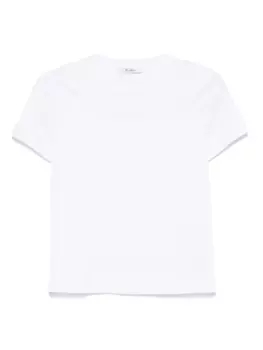 Футболка с круглым вырезом MAX MARA, белый