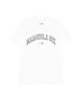 Футболка с круглым вырезом Mm6 Maison Margiela, белый