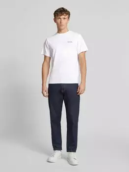 Футболка с круглым вырезом, модель «ABODE» Fort, кремовый