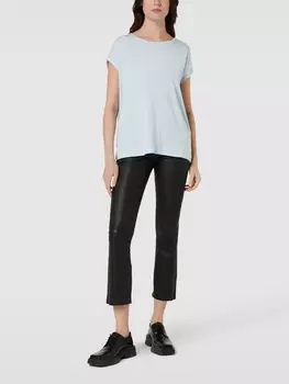 Футболка с круглым вырезом модели PLAIN Vero Moda, светло-синий