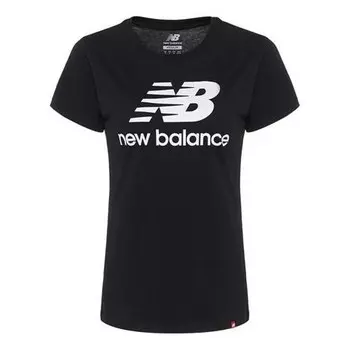 Футболка с круглым вырезом New Balance, черный