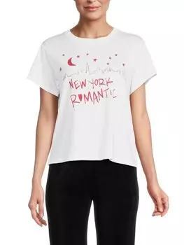 Футболка с круглым вырезом New York Chaser, белый