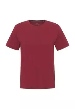 Футболка с круглым вырезом, однотонная, мужская CALIDA, цвет Rumba Red